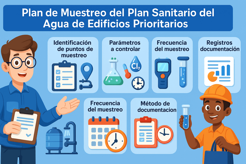 Plan de gestión sostenible del agua en un hotel ¿CÓMO SE DEFINE EL PLAN DE MUESTREO DEL PLAN SANITARIO DEL AGUA DE EDIFICIOS PRIORITARIOS? Cómo se defina el Plan de Muestreo del Plan Sanitario del Agua de Edificios Prioritarios